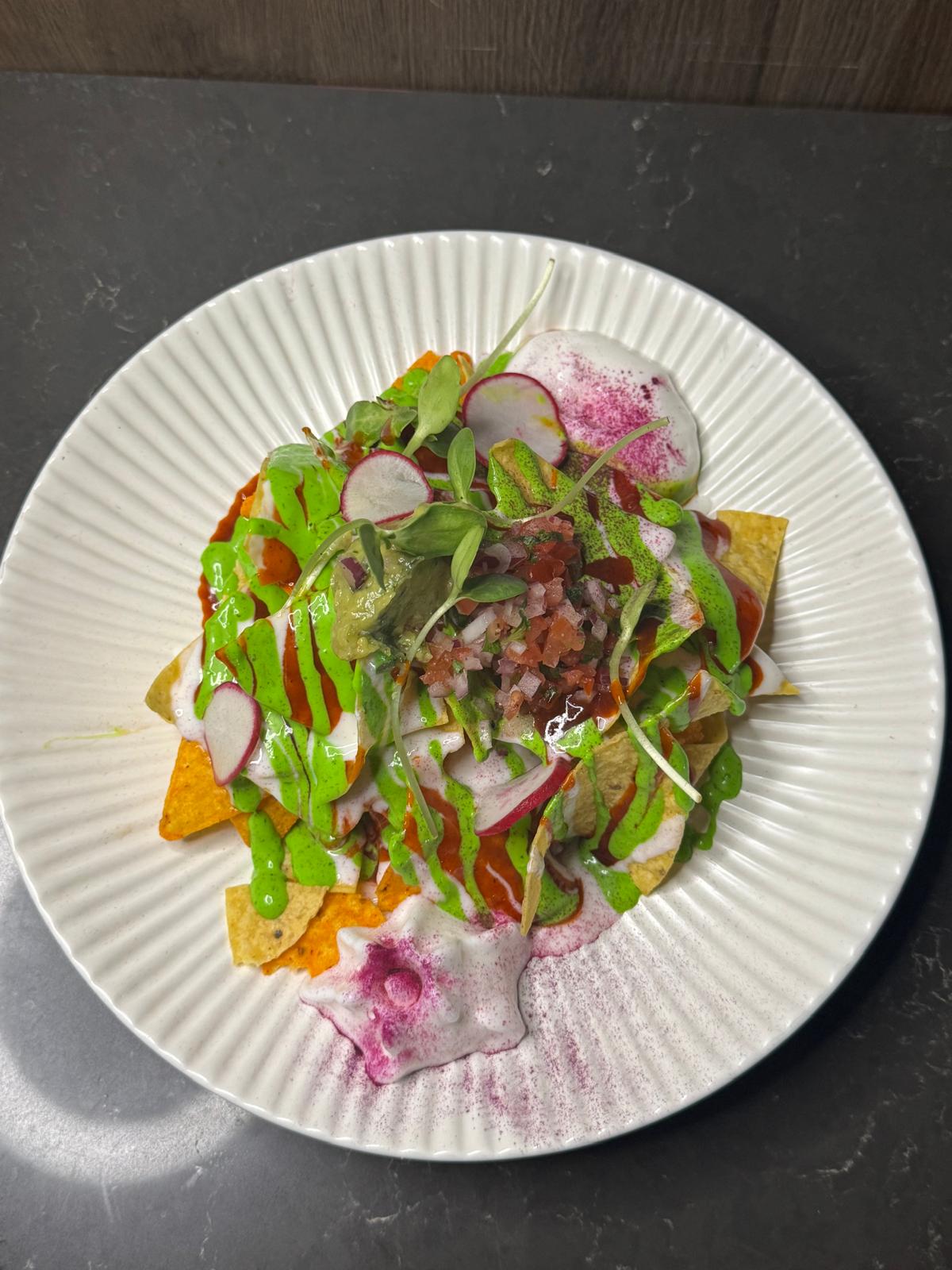 Flaming Nachos Chaat